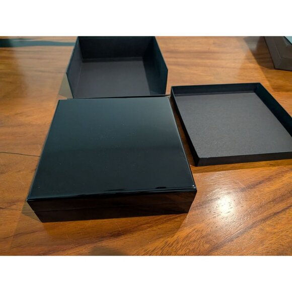 Jason Of Beverly Hills Black Luxury Jewelry Box w outer gift Box - Picture 2 of 8